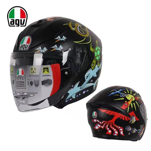 agv意大利复合碳纤四季赛车头盔
