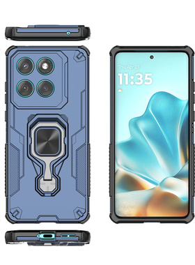 适用motoedge60s手机壳moto摩托罗拉edge60新款支架XT2503-3防摔男金属指环XT2505一4全包联想m0t0保护套edga