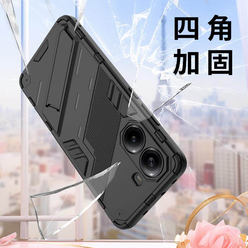 适用小米POCOX7pro手机壳POCO保护套X7por支架全包电话防摔xiaomi男女生P0C0X7P国际商务PCOX海外版CASE外壳