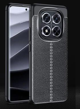 适用小米POCO X7手机壳5g版小米poco x7皮纹液态硅胶保护套小米24095PCADG新款CASE硅胶纯色全包男女防摔软