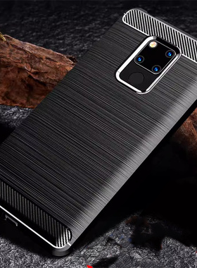 适用华为Mate20X手机壳EVR一AL00保护套M20X5g版MT新款Mete2OX魅特MateX防摔mata碳纤维纹meta男mat外壳maet