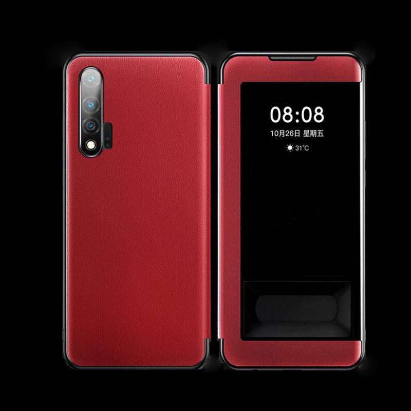 华为nova6手机壳套nove6se皮套note新款neva6翻盖nava6 5g版男款navo64g保护novo6套黑色nova7i限量版nowa6se