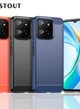 honor x5bplus手机壳荣耀X5B plus电话保护套黑色海外版全包防摔男外壳新款硅胶软胶磨砂商务国际版中东