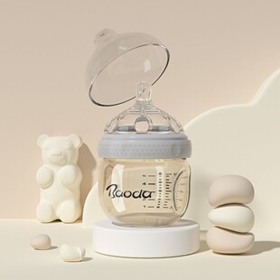 超大口径7cm宝宝ppsu塑料奶瓶喂养防摔胀气仿母乳新生婴儿150ml