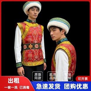 出租土族服装56个少数民族舞台演出服青海互助土族女湘西恩施走秀