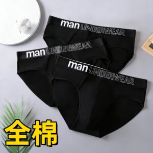 男士三角内裤纯棉全棉男生短裤头
