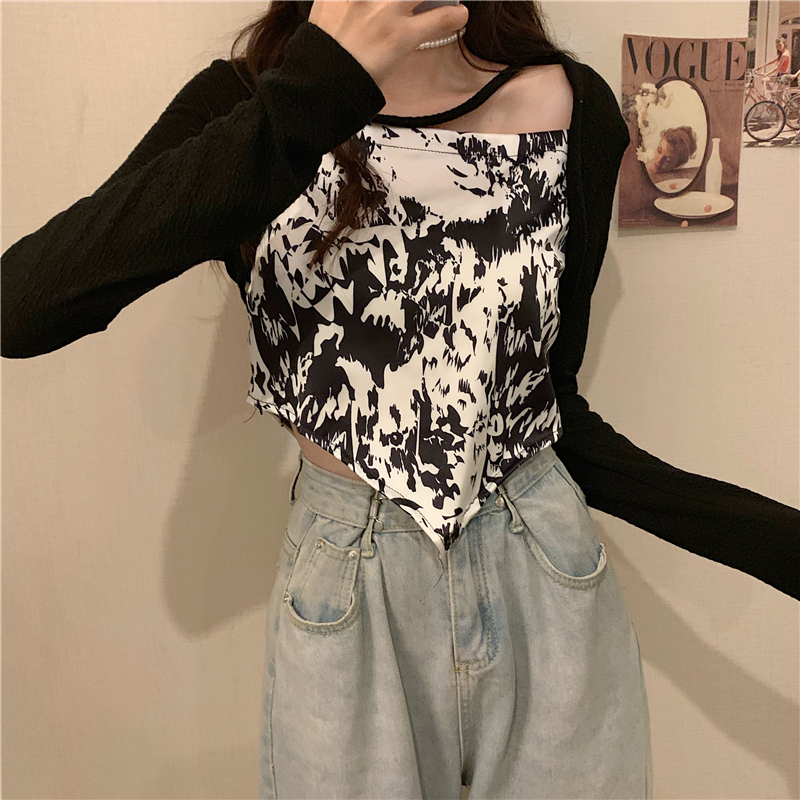 Real price spring new design: two versatile sweet Spice Girls' Slim Long Sleeve T-Shirt Top