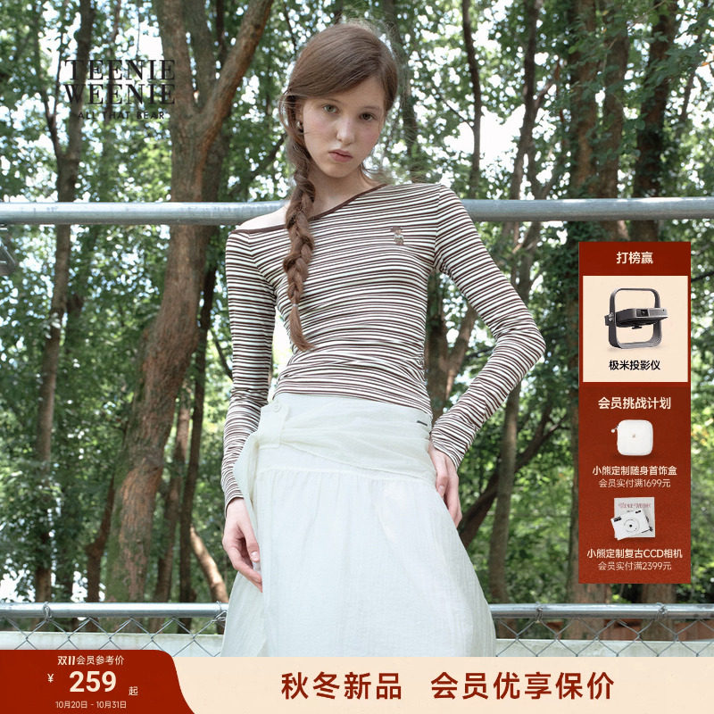 TEENIEWEENIE bearnova小熊T恤女26秋季休闲