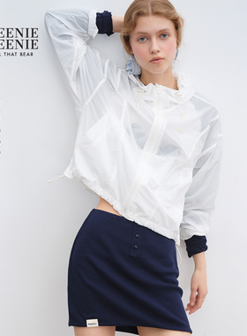 TEENIEWEENIE bearnova2025年秋季新款女装休闲活力轻薄连帽外套