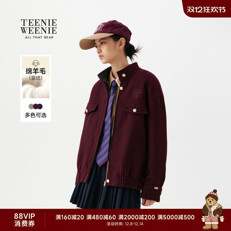 TeenieWeenie小熊女装立领大衣