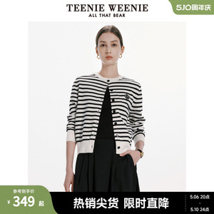 慵懒风针织开衫TeenieWeenie圆领