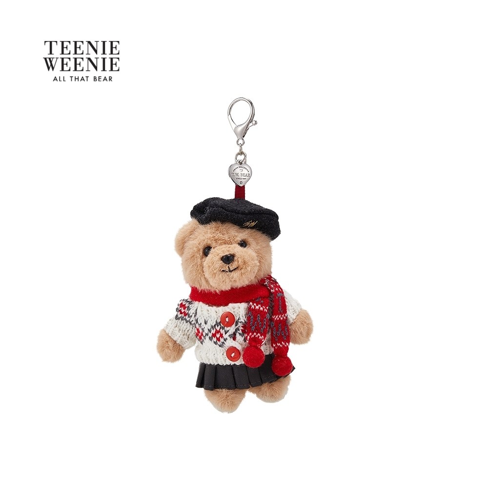 TEENIEWEENIE bearnova圣诞学院风小熊挂件费尔岛穿搭玩偶挂饰