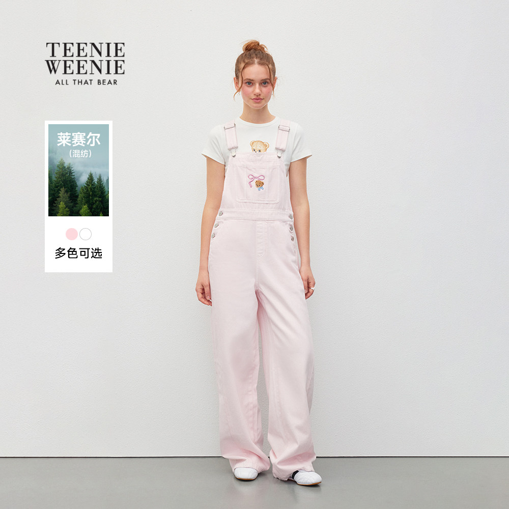 TEENIEWEENIE bearnova秋季新款棉莱赛尔牛仔背