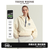 TeenieWeenie小熊女装 宽松拉链户外夹克外套三防运动上衣 春装