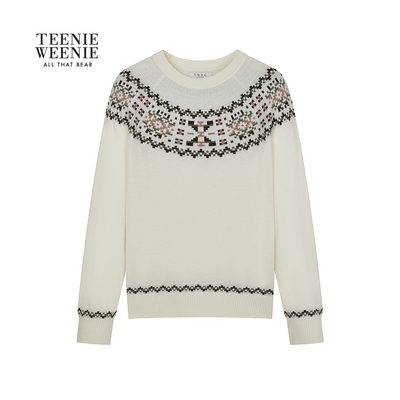 TeenieWeenie小熊女装费尔岛毛衣