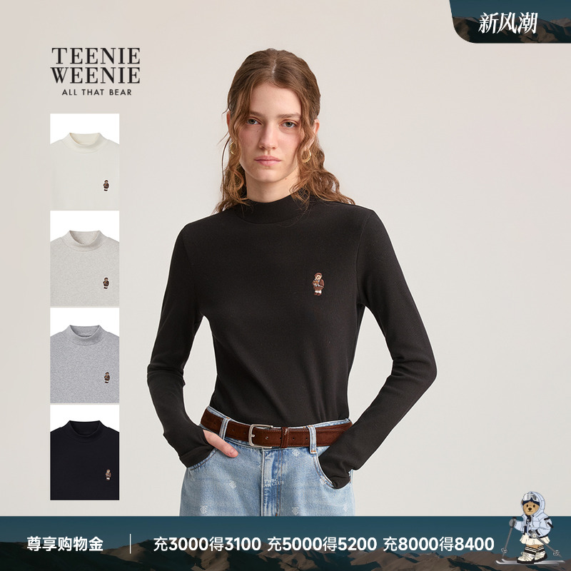 TeenieWeenie小高领长袖打底衫