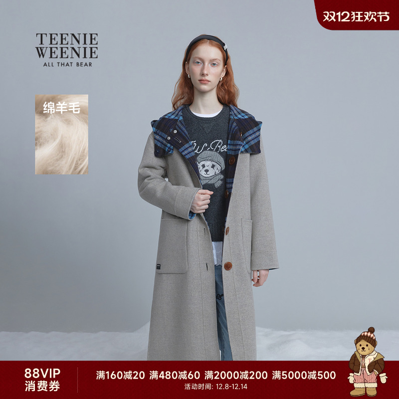 TeenieWeenie小熊女装毛呢大衣