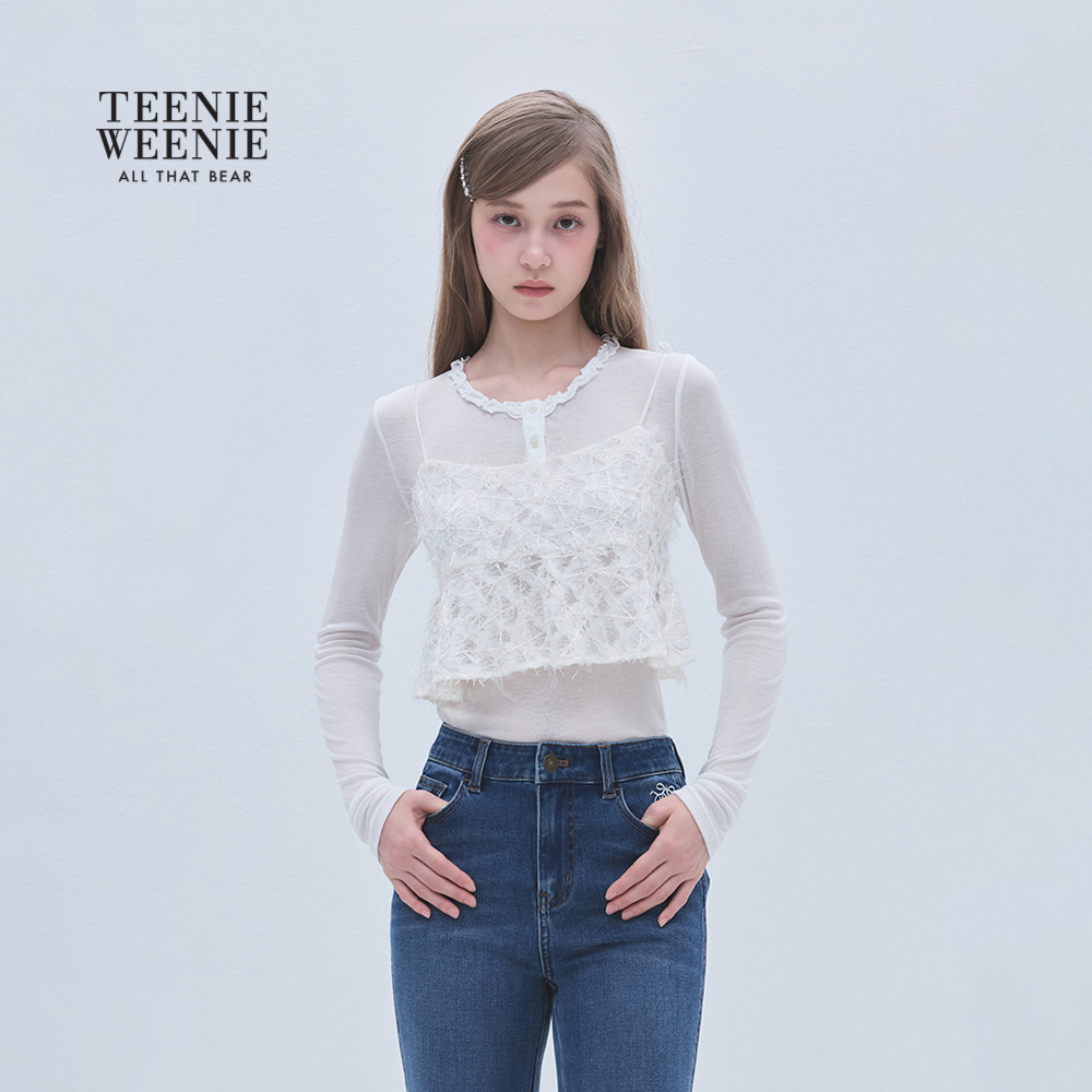 TeenieWeenie小熊女装蕾丝吊带