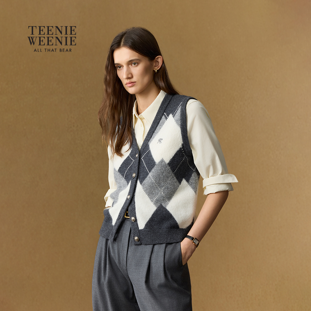 TeenieWeenie小熊女装V领马甲