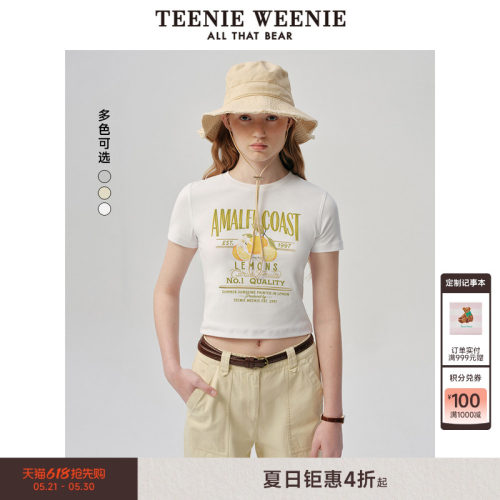 TeenieWeenie小熊女装+圆领T恤