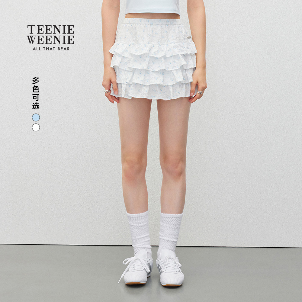 TEENIEWEENIE bearnova秋季新款法式蛋糕裙泡泡