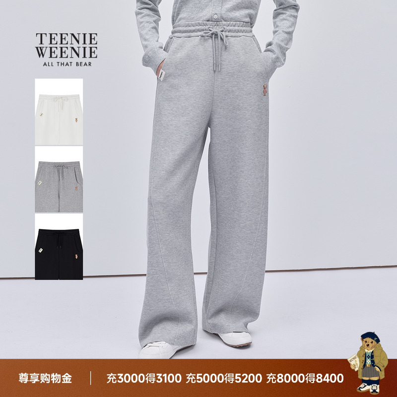 TeenieWeenie小熊女装弯刀形卫裤