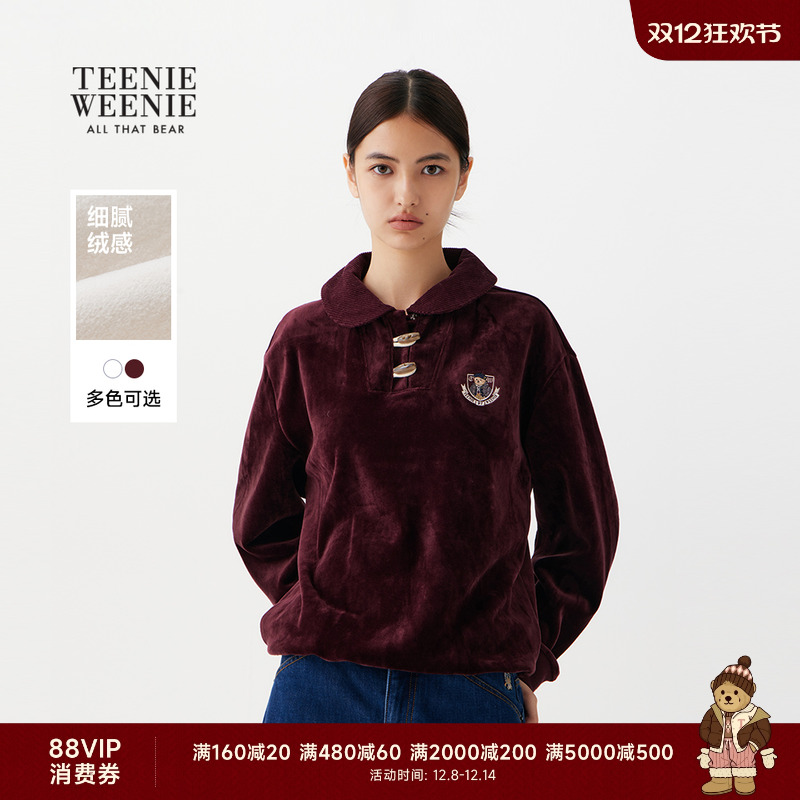 TeenieWeenie小熊女装翻领卫衣