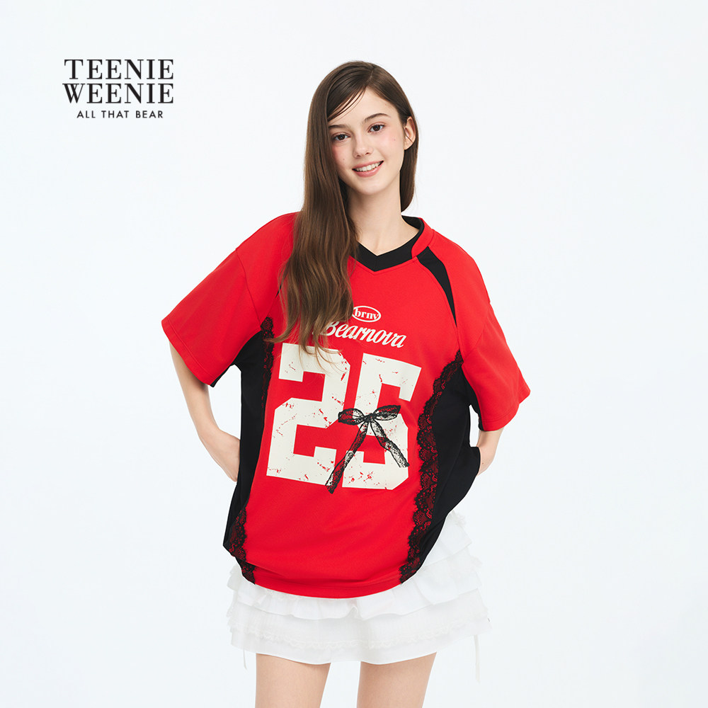 TEENIEWEENIE bearnova26春季新款女装时髦撞