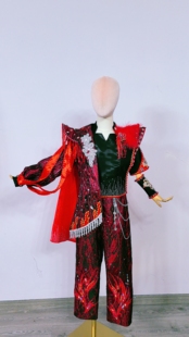 男童演出服摇滚走秀快乐阳光独唱表演服川娃雄得起贺兰山昆仑放歌