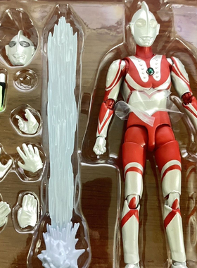 佐菲SHF骨雕初代奥特曼KO国产兄弟初代手全身可动儿童玩具