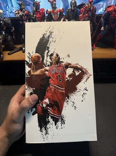 ROSE 手办生日礼物 1号 可动 DELICK 罗斯 红衣 篮球明星 NBA