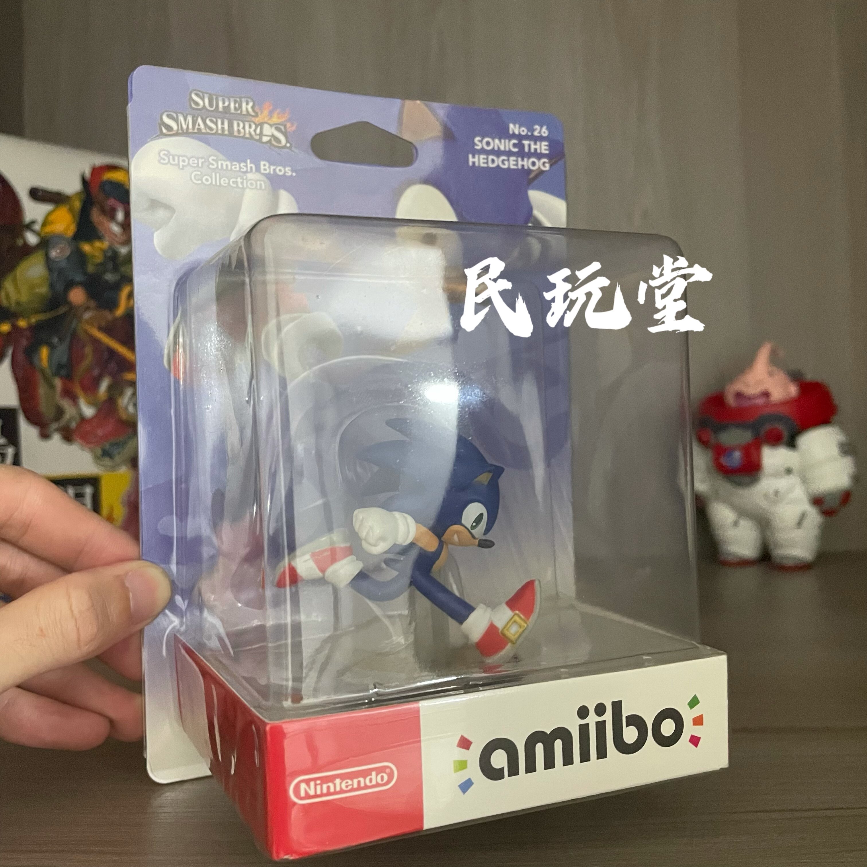 超音鼠 刺猬 索尼克 卡装 大乱斗switch 公仔摆件 手办模型任天堂