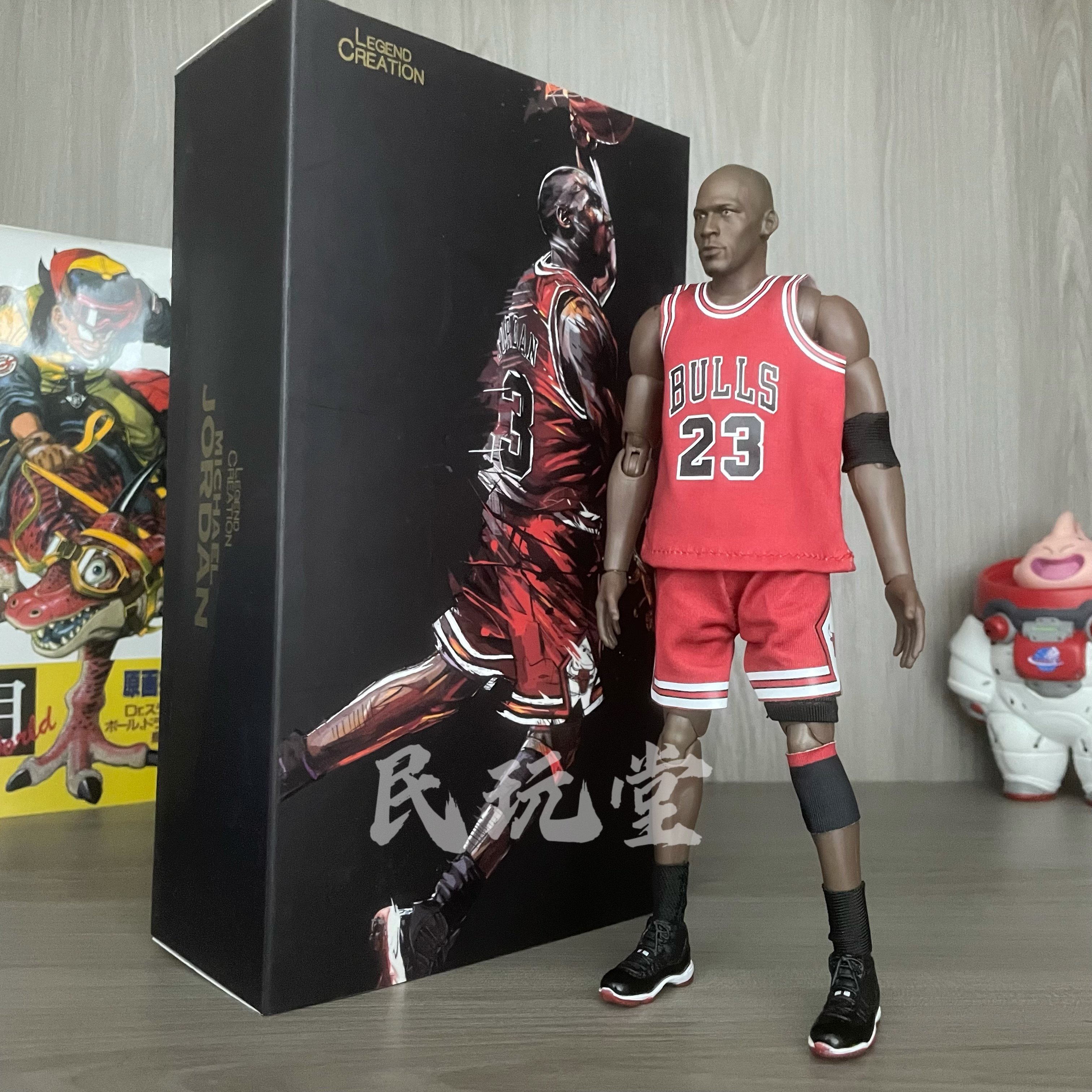 NBA球星1/9乔丹科比詹姆斯库里可动人偶手办兵人摆件男友生日礼物