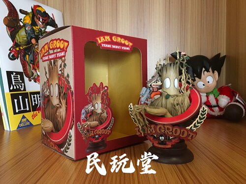 格鲁特火箭浣熊生日礼物手办摆件
