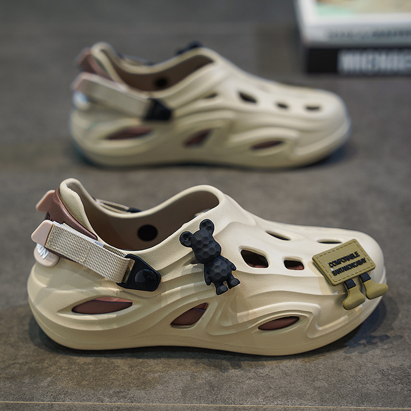 夏季新款男鞋防滑防臭洞洞鞋耐磨