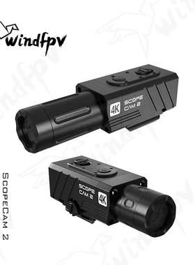 RunCam战术弹道录像机ScopeCam 2代水弹记录仪长续航可预录4K高清