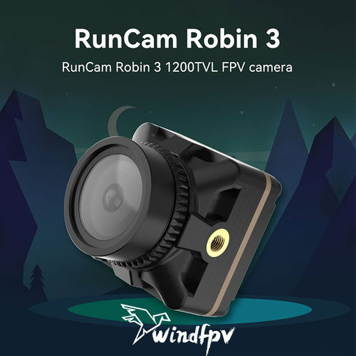 RunCam Robin 3 FPV航模穿越机摄像头5-23V高清低延迟镜头1200TVL