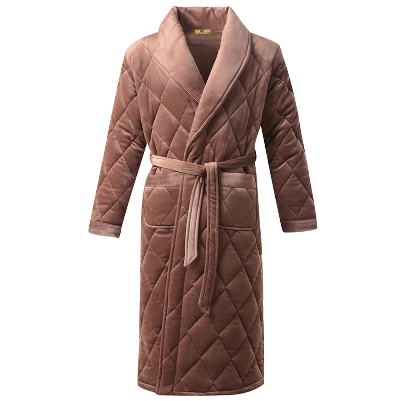 男士睡袍秋冬季加厚珊瑚绒睡衣加绒夹棉湖南省服连体长款三层浴袍,女士内衣/男士内衣/家居服,睡袍/浴袍,淘宝优惠券,粉丝福利购,淘宝优惠卷