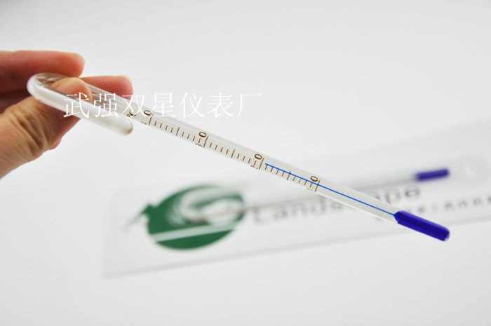 水族鱼缸温度计 挂钩温度计 拐棍温度计  蓝水温度计 0-40度