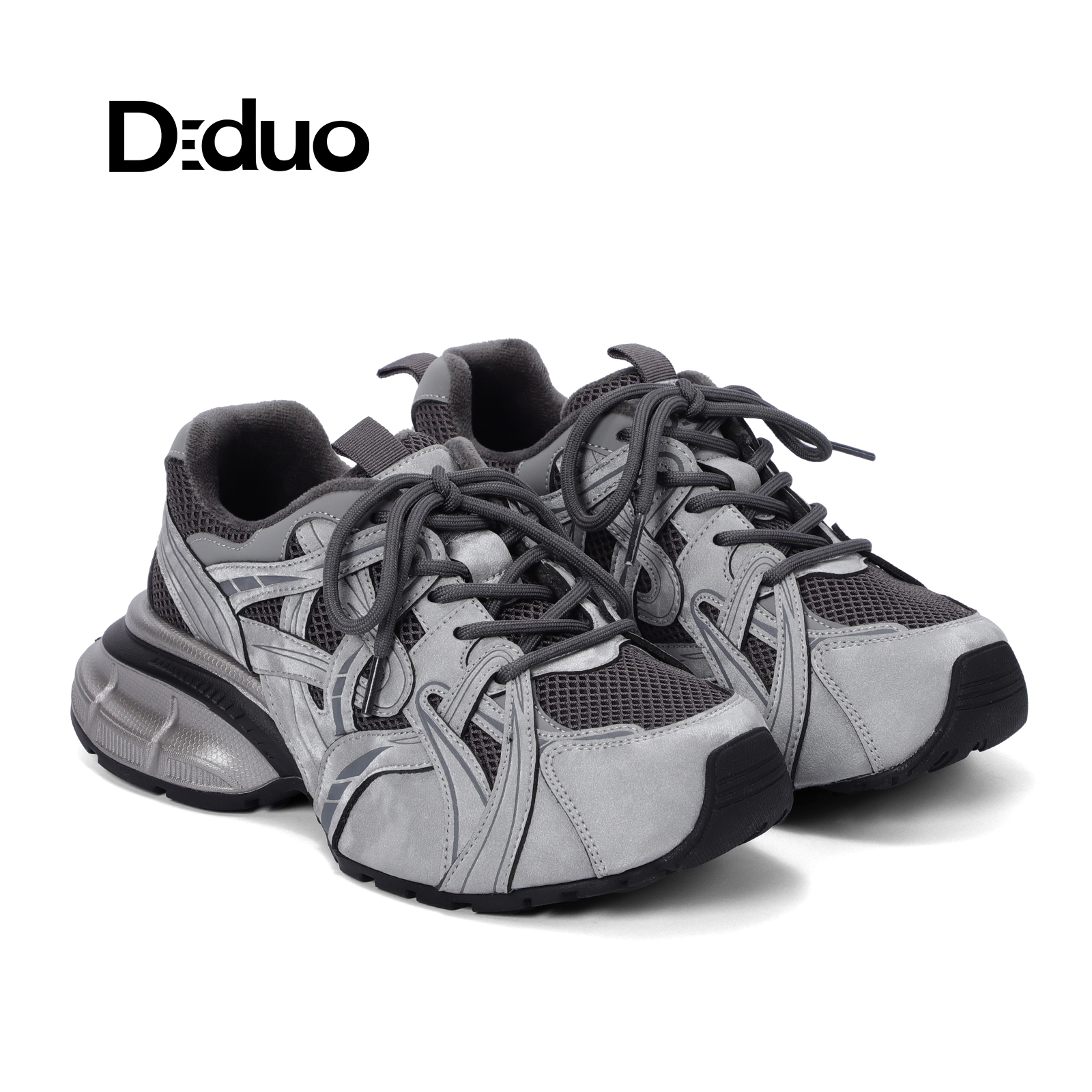 【新品】Diduo/迪朵2025秋季新款老爹鞋女时尚潮流百搭休闲运动鞋