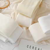 秋冬加厚加绒白色打底袜女日系jk奶白色连裤 袜显瘦米色踩脚袜成人