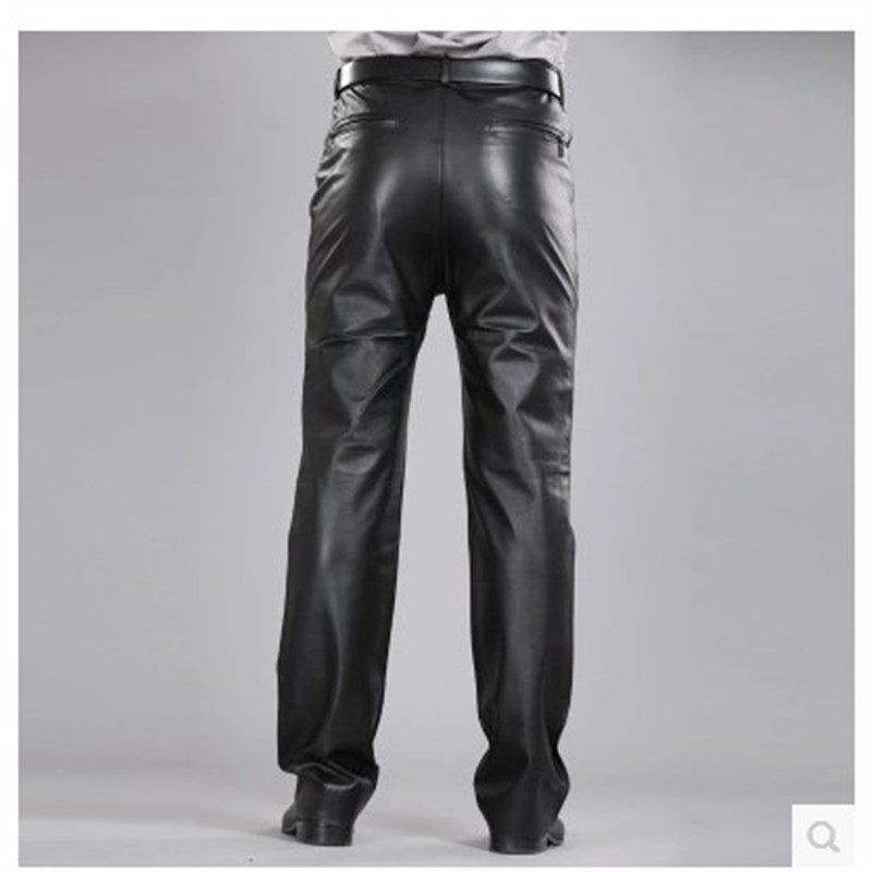 Pantalon cuir homme droit pour hiver - Ref 1492162 Image 3
