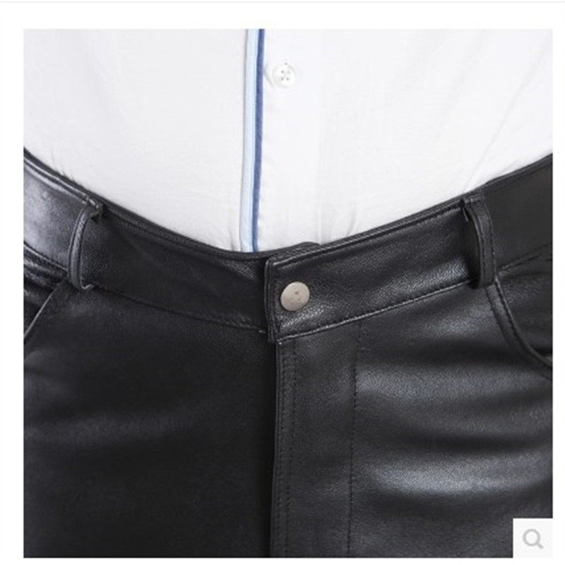 Pantalon cuir homme droit pour hiver - Ref 1491365 Image 3