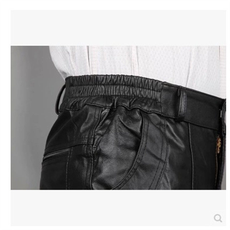 Pantalon cuir homme droit pour hiver - Ref 1493306 Image 3