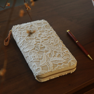 Munimhoe复古weeks拉链包zip手拿包钱包weekly手工书衣闺蜜礼物