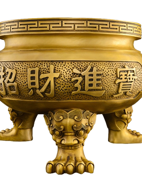 铜香炉黄铜祠堂上香大号