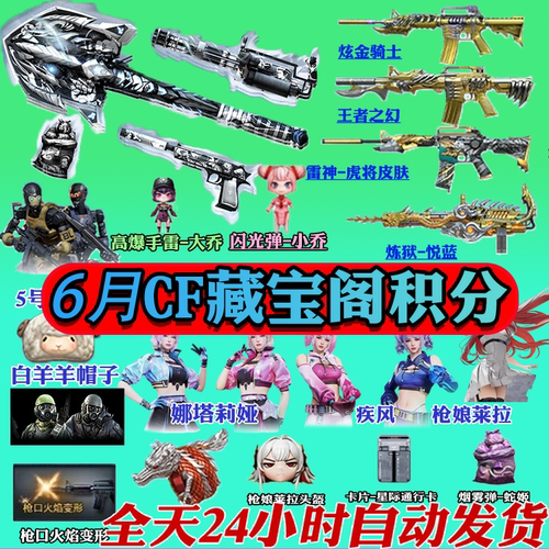 CF穿越火线邀请好友积分头盔赛斯疾风裁决新人王绿豆皮肤枪娘莱拉