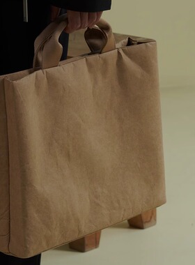 Macbook手提单肩斜挎电脑包适用苹果Pro13 14 15 16寸Air13.3寸可水洗环保纸轻便减震通勤文件袋笔记本电脑包