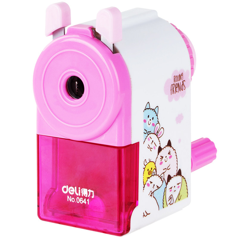 델리 0641 연필깎이 학생 귀여운 연필깎이 연필깎이 핸드 연필깎이 사무용품 문구