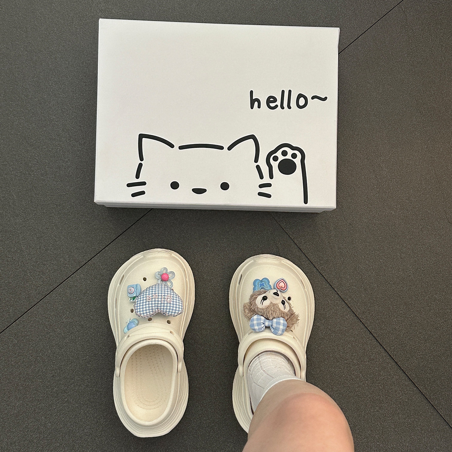 5.0厚底增高包头洞洞鞋女夏季新款防滑外穿踩屎感暴走凉拖沙滩鞋图片